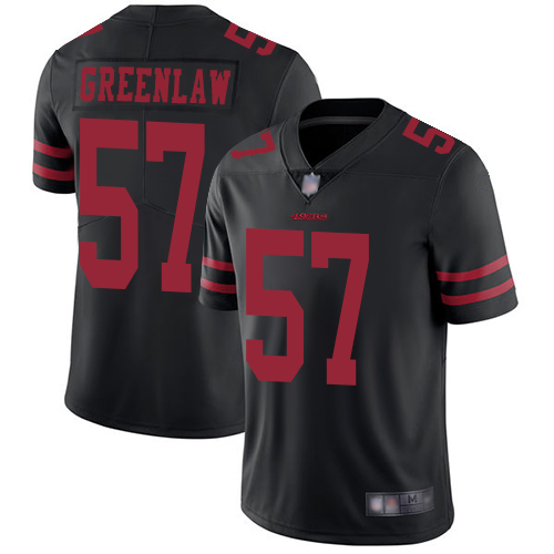 San Francisco 49ers Limited Black Men Dre Greenlaw Alternate NFL Jersey #57 Vapor Untouchable->san francisco 49ers->NFL Jersey